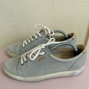 Ecco Light Blue Womens shoes size 38 Aka 7